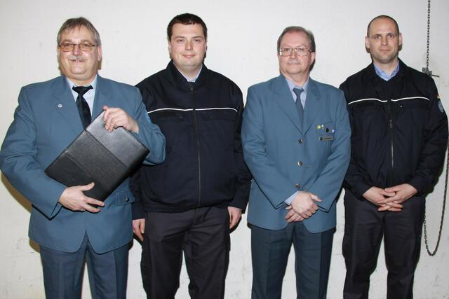 Der aktuelle Vorstand der THW-Helfervereinigung. v.l.n.r: Klaus Richard Behling (Vorsitzender), Björn Blume (stellvertretender Vorsitzender), Klaus-Dieter Kleinecke (Schriftführer) und Andreas Neukirchner (Schatzmeister).