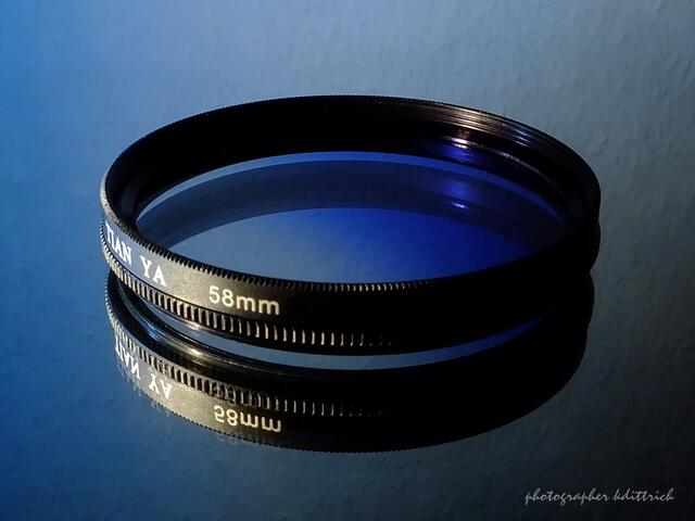 Zwischenring... (blauer Verlaufsfilter)