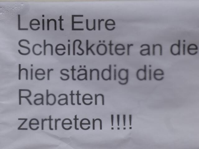 An alle Hundehalter
