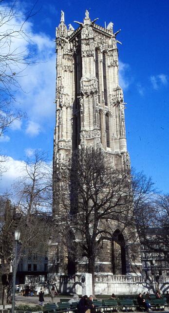 St. Jacques in Paris, nur der Turm blieb erhalten