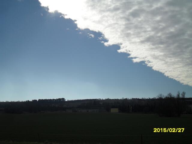 Wolken ziehen auf am Vormittag