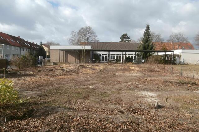 Hier entsteht das neue Kirchenzentrum.
