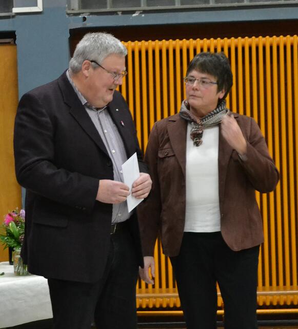 Ruth Wojatzke verabschiedet Klaus Nowinski