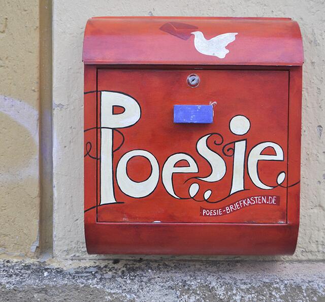 Schick dein Gedicht: Poesie-Briefkasten, Wirtstr. 17, 81539 München