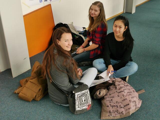 Ein Team bei der Arbeit