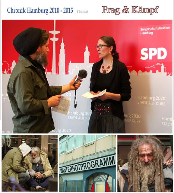 Das Hamburger Winternotprogramm bot immer wieder auch Anlaß zur Kritik. Nachfrage an der Basis ... hier ein Interview mit Ksenija Bekeris (SPD)