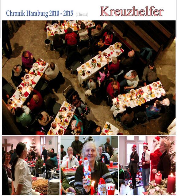 Kreuzhelfer - Leute, die im Namen der Menschlichkeit mithalfen ein Essen für Weihnachten zu bereiten... -->
https://www.facebook.com/notes/max-bryan/weihnachten-f%C3%BCr-obdachlose-so-war-das-fest/712707628747155