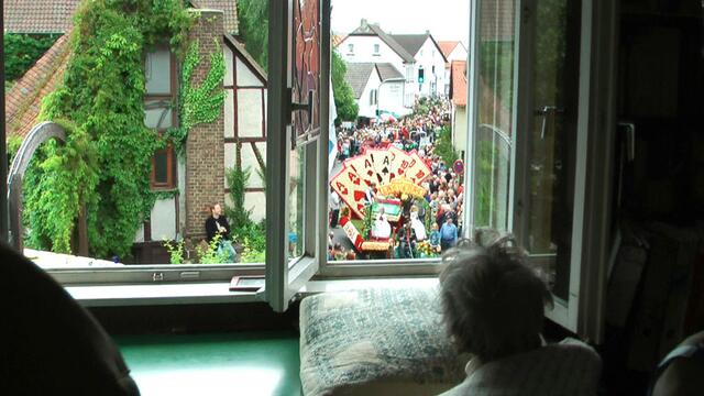 Blick auf den Steinfurther Rosenkorso