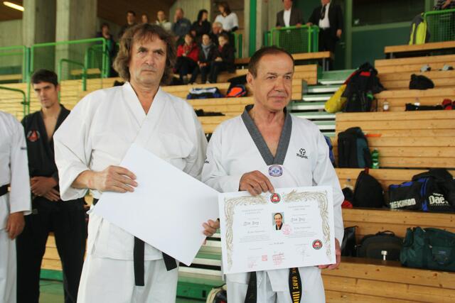 Wilfried S. und Max Kanz 8. Dan Taekwon-Do