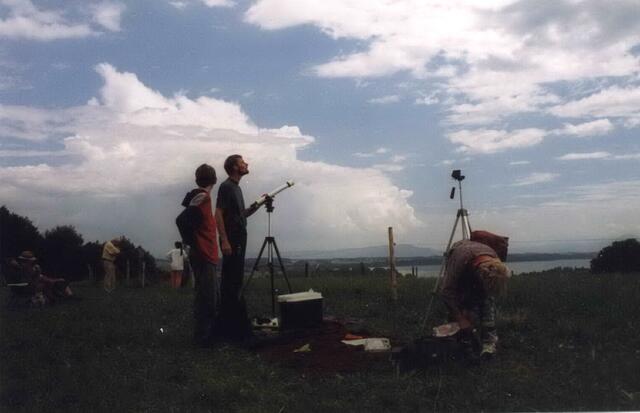 11. August 1999. Am Waginger See beobachten wir eine totale Sonnenfinsternis.