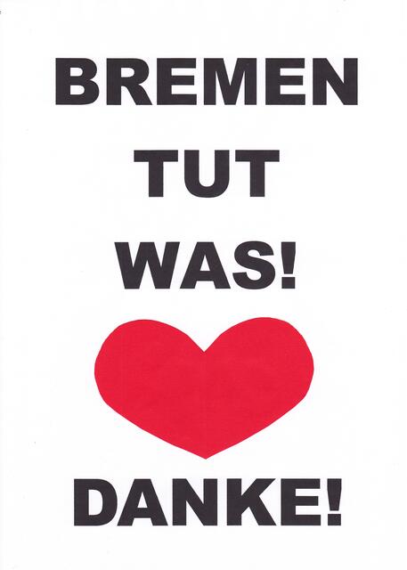 BREMEN TUT WAS! DANKE!