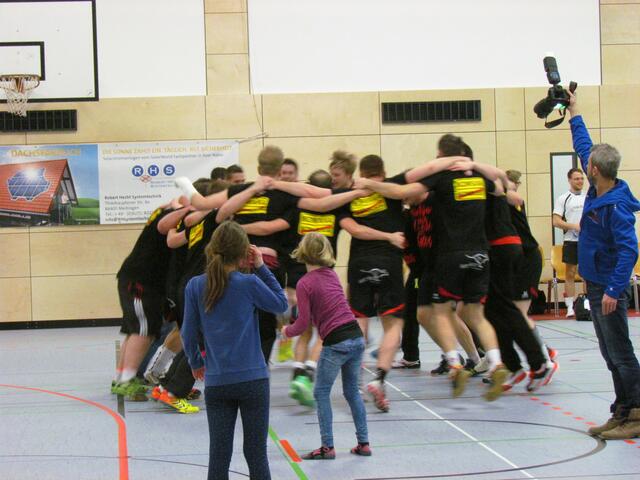 Ungehaltene Freude nach dem Sieg