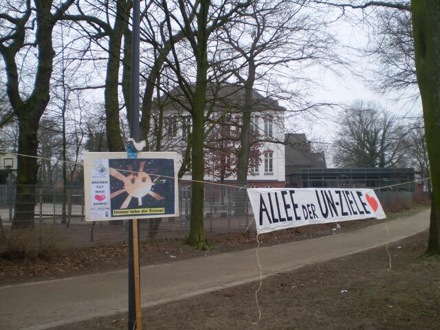 Blick auf den Weg am 20. März 2015, der 1986 - so mein Vorschlag - "Osli-Weg" genannt werden sollte.