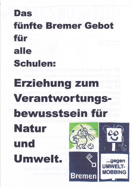 das 5. Bremer Gebot