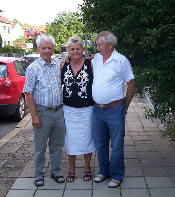 Adolf, Monika und Alfred Posselt 2008