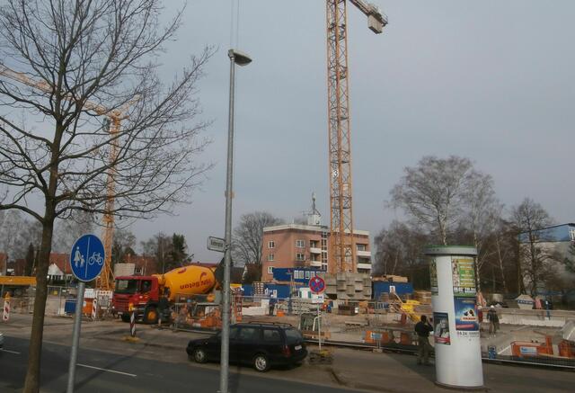 Februar/März 2015. Neues Bauprojekt General-Wever-Straße/Meierwiesen.