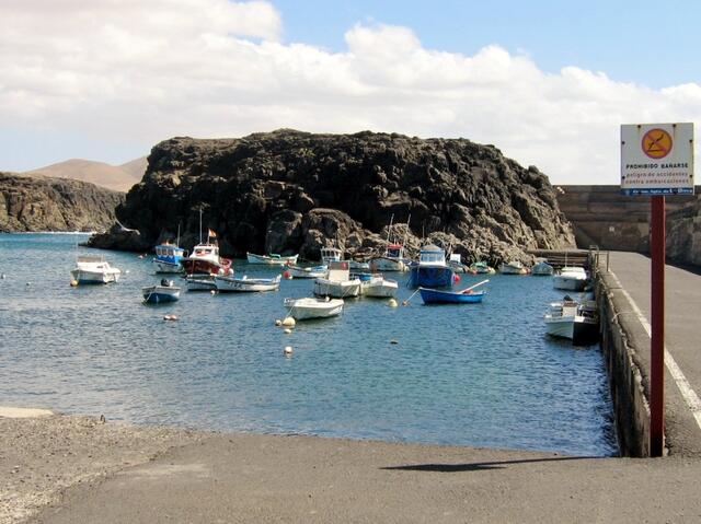 Fischerboote in El Cotillo