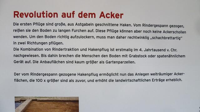 »Die Erfindung des Traktors – Steinzeitkraft verändert die Welt« (vom 27.3. bis 1.11.2015) in der Arche Nebra !
