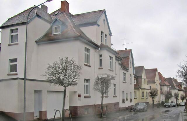 Die ehemaligen jüdischen Häuser in der Römerstraße.