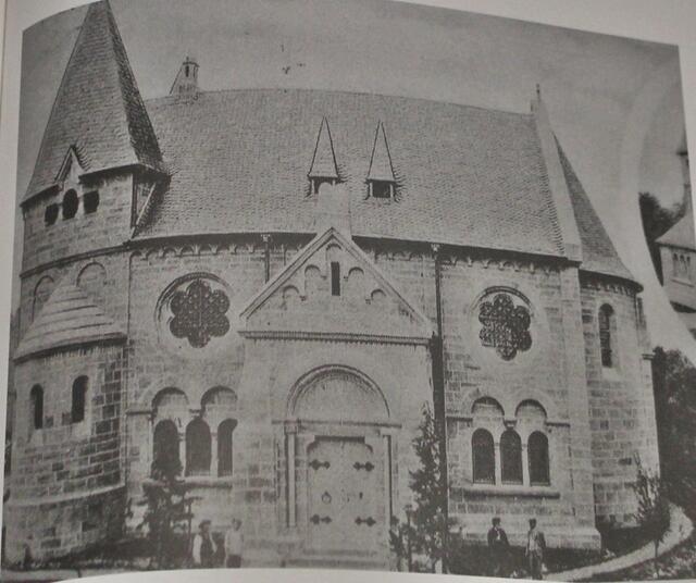 Die im Jahre 1905 erbaute Synagoge von Kirchhain.