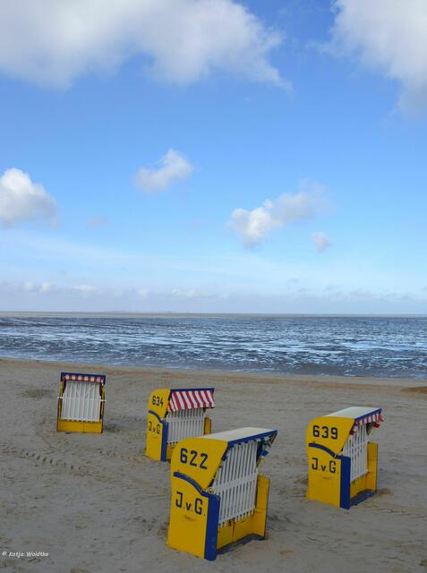 Strandkörbe am Duhner Strand (Foto: Katja Woidtke)