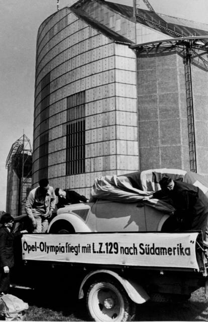 Da wird er ausgepackt für die Verladung. | Foto: Opel Classic Archiv der Adam Opel AG