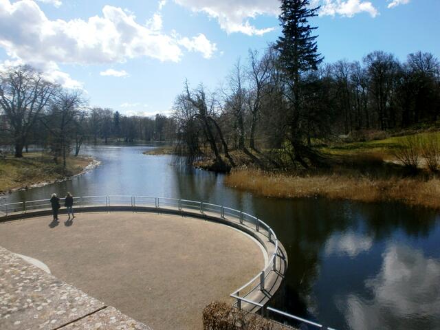 Erhalten geblieben ist nur noch seine Seeterrasse