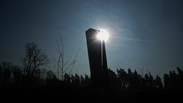 Sonnenaufgang in der Sichtachse !