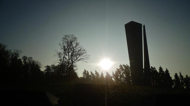 Sonnenaufgang in der Sichtachse !