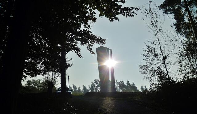 Sonnenaufgang in der Sichtachse !
