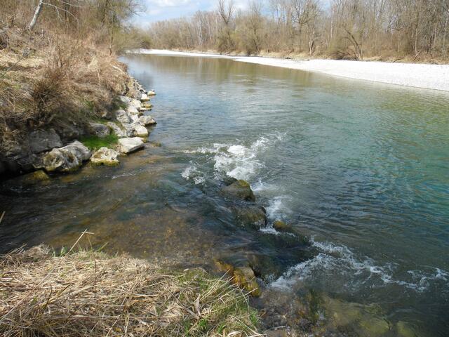 Hier mündet der Mädelelech in den Lech