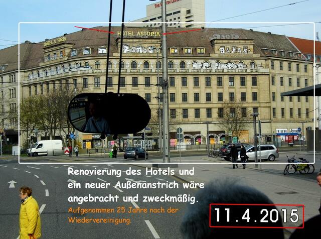 Hotel Astoria, sehr verkehrsgünstig und direkt neben dem Leipziger Hauptbahnhof gelegen, ist ebenfalls noch zu haben. Kleine Renovierungen allerdings nötig.