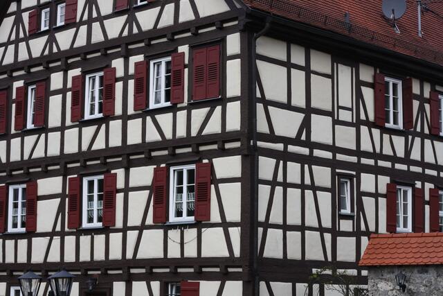 Fachwerk des Pfarrhauses