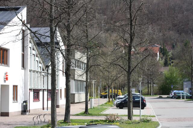 Parkplätze im Ortszentrum
