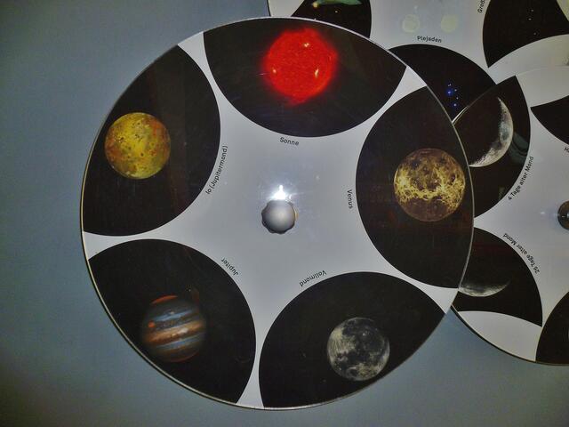 Das Drehpuzzle der Himmelsscheibe in der Dauerausstellung !