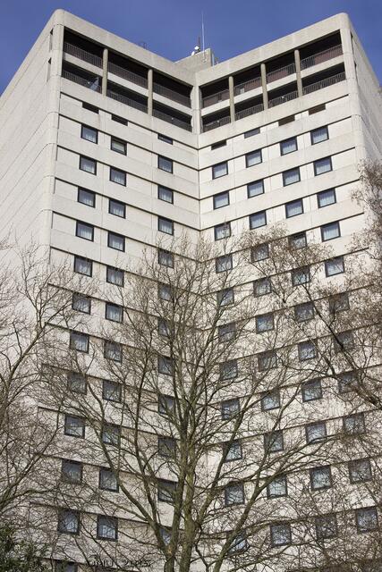 Congress Hotel am Stadtpark. Nunja, schön ist was anderes ...