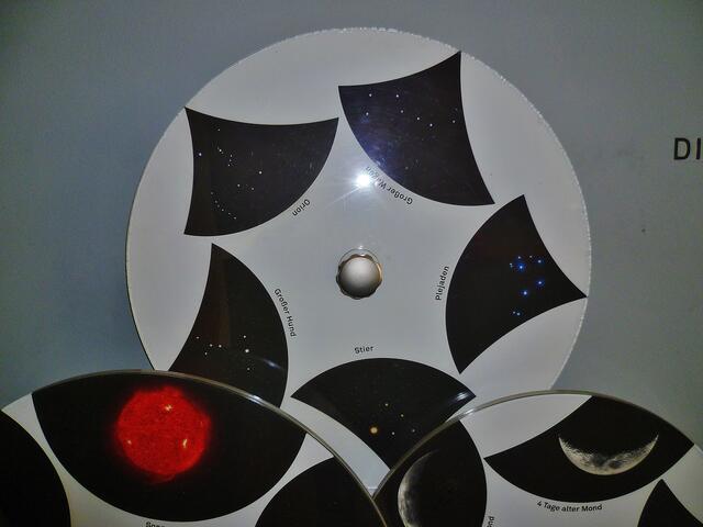 Das Drehpuzzle der Himmelsscheibe in der Dauerausstellung !