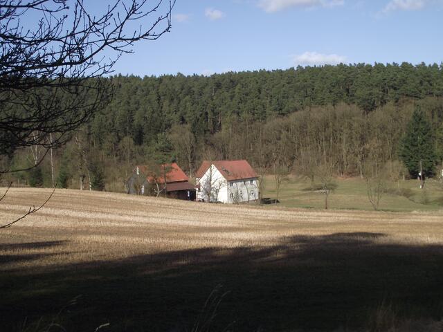 Die sagenumwobene Räubermühle im Hatzbachtal.