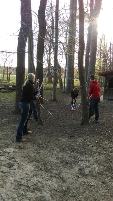 Der Oerier Wald in der Frühlingssonne war eine perfekte Lokation für das erste Treffen der Landjugend Pattensen im Jahr 2015