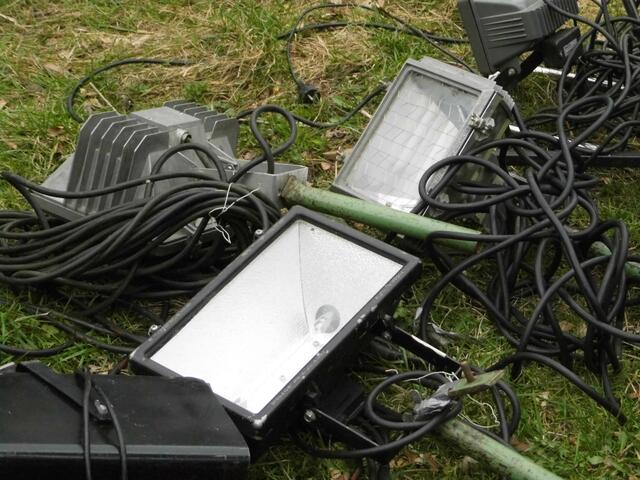 Die Scheinwerfer kommen  erst später zum Einsatz.