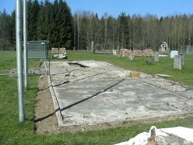 Lager - Duschen / Waschräume / Toiletten (Grundmauern)