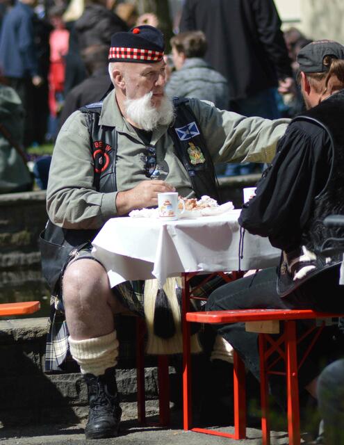 Man lässt es sich schmecken
