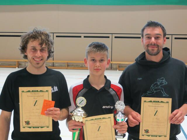 Florian Schimetzek, Dominik Jonack und Fabian Path.