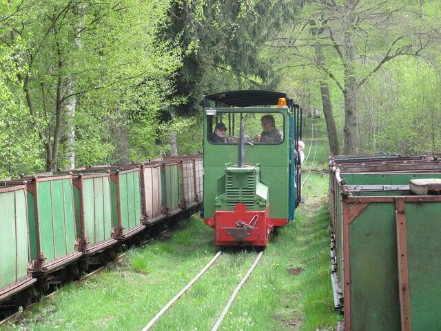 Die zweite Fahrt mit den anderen 3 Wagen kommt