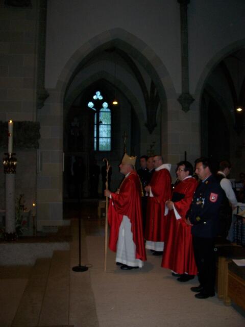 Erzabt Wolfgang Öxler vor dem Auszug