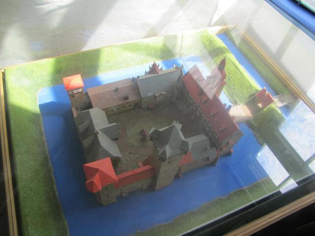 Draufsicht wie einst das Schloss aussah