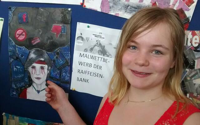 Lisa Huber (7g) ist Jahrgangsstufensiegern der 7./8. Klassen | Foto: Heike Felbermair