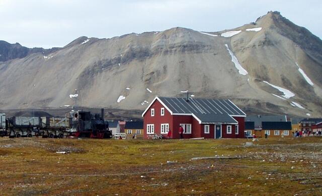 Industriedenkmal in Nyalesund