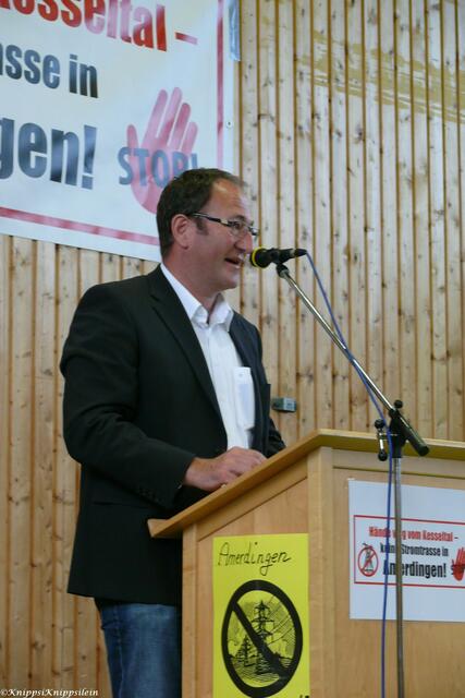Alois Schiegg am Rednerpult