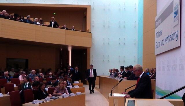 Begrüßung durch Thomas Kreuzer Vorsitzender der CSU-Fraktion im Bayerischen Landtag